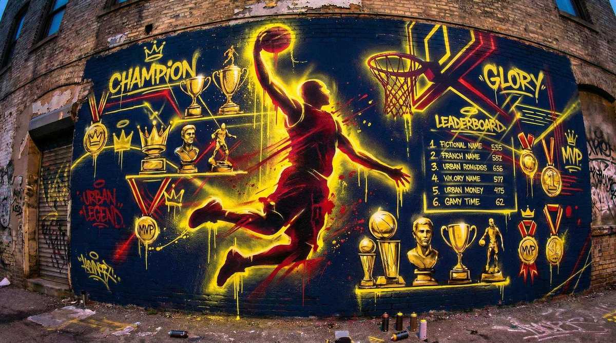 伟德bv国际体育 | BASKET-ZONE荣誉墙合作伙伴涂鸦Logo墙